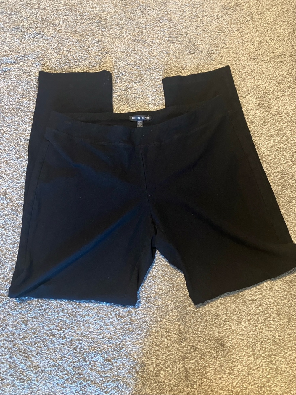 EILEEN FISHER WASHABLE STRETCH CREPE SLIM ANKLE PANTS TROUSER SIZE S/P